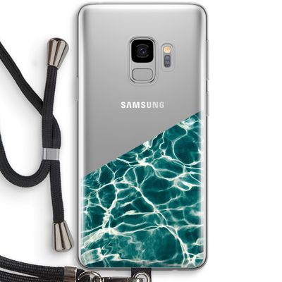 Weerkaatsing water: Samsung Galaxy S9 Transparant Hoesje met koord