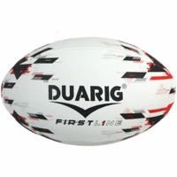 Rugby Bal Duarig Zwart Rood