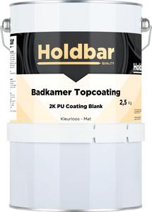 Holdbar Badkamer Topcoating Mat 2,5 kg