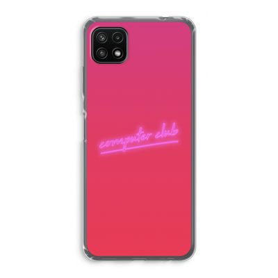 Vice Glow: Samsung Galaxy A22 5G Transparant Hoesje