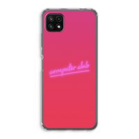 Vice Glow: Samsung Galaxy A22 5G Transparant Hoesje
