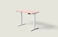 Desktronic HomeOne bureau Wit / Zachtroze / 120x60 cm