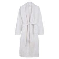 HIP Badjas, Wit - (XL/XXL) - Katoen/ Badstof