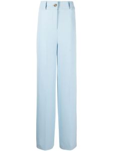 Philipp Plein pantalon droit à coupe longue - Bleu