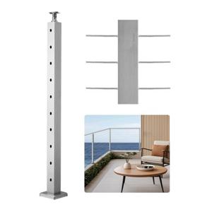 VEVOR Kabelleuningpaal 91,4x5x5cm Horizontaal gat 1JZLGZXYS91466KZK001V0