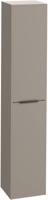Saqu Lima hoge kast met grafiet greep 35x32x180cm mat greige Saqu Lima hoge kast met grafiet greep 35x32x180cm mat greige