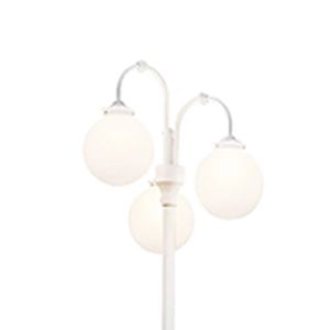 Buitenverlichting Arcturus 3-lichts 64cm matwit exclusief paal 553-252