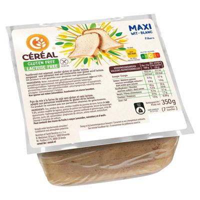 Cereal maxi wit brood glut&lact vrij