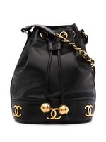 CHANEL Pre-Owned petit sac seau Triple CC - Noir