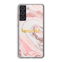 Feminist: Samsung Galaxy S21 FE Transparant Hoesje