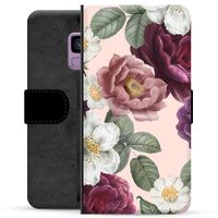 Samsung Galaxy S9 Premium Portemonnee Hoesje - Romantische Bloemen