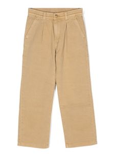 POLO RALPH LAUREN KIDS pantalon en coton à coupe droite - Tons neutres