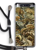 Haeckel Lacertilia: Samsung Galaxy A80 Transparant Hoesje met koord