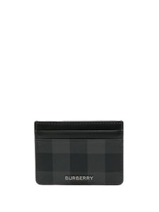 Burberry portefeuille à carreaux - Noir