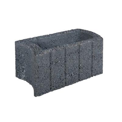 5 stuks! Ovalflor zwart 40x21x20 cm - Gardenlux