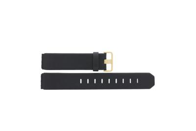 Horlogeband Jacob Jensen 863 / 883 Leder Zwart 19mm
