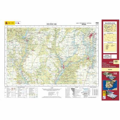 Topografische kaart 950 MT50 Huéscar | CNIG - Instituto Geográfico Nacional1