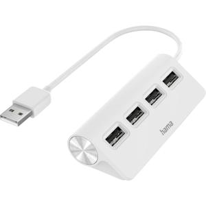 Hama 00200120 interface hub USB 2.0 480 Mbit/s Wit