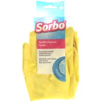 Sorbo huishoudhandschoenen - maat S - geel - extra lang - thumbnail