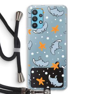 Manta: Samsung Galaxy A32 4G Transparant Hoesje met koord