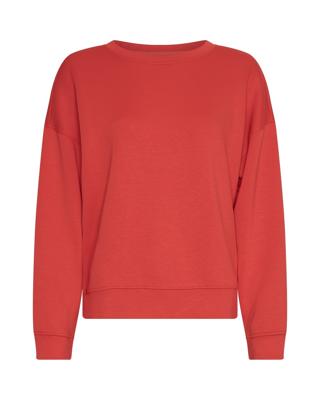Msch Copenhagen Mschima Q Sweatshirt Trui Flame Scarlet