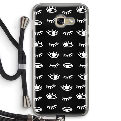 Eye pattern #3: Samsung Galaxy A5 (2017) Transparant Hoesje met koord