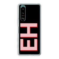Monogram: Sony Xperia 5 III Transparant Hoesje
