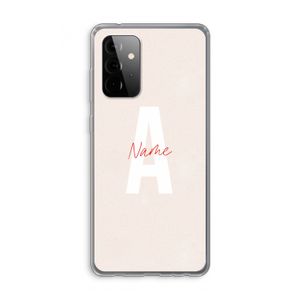 Strawberry Milkshake: Samsung Galaxy A72 Transparant Hoesje