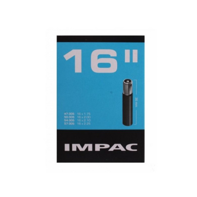 Impac binnenband (by schwalbe) av16 16x1.75/2.35 etrto 47/57-305, ventiel:schrader/auto 35mm