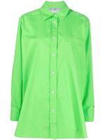 Tommy Hilfiger chemise en coton à coupe oversize - Vert