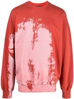 A-COLD-WALL* sweat à effet tie-dye - Rouge A-COLD-WALL* sweat à effet tie-dye - Rouge
