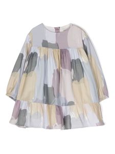 Knot robe jasmin en coton - Violet