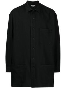 Yohji Yamamoto chemise boutonnée à poche poitrine - Noir