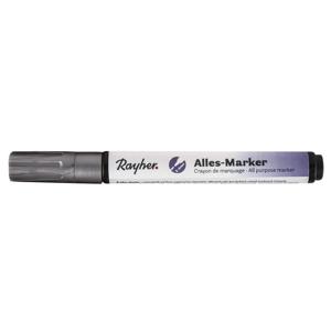 Rayher Marker stift - zilver - dikke punt - markeren - knutsel/hobby materiaal