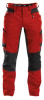 DASSY broek helix p/k rood/zwart 48