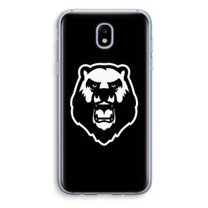 Angry Bear (black): Samsung Galaxy J5 (2017) Transparant Hoesje