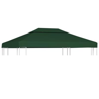 VidaXL Vervangend tentdoek prieel 310 g/m² 3x4 m groen