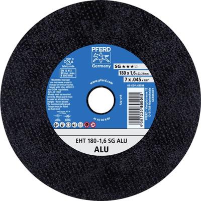PFERD TOOLS EHT 180-1,6 SG ALU 61326119 Doorslijpschijf recht 180 mm 25 stuk(s) Aluminium, Non-ferrometaal