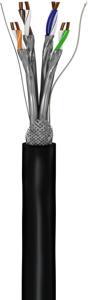 Goobay 77624 netwerkkabel Zwart 100 m Cat6a S/FTP (S-STP)