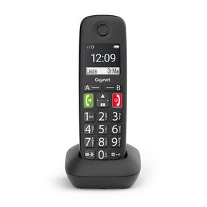 Gigaset E290HX (uitbreiding) Huistelefoon Zwart