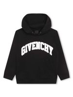 Givenchy Kids hoodie à logo appliqué - Noir