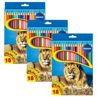 Kleurpotloden set - multi kleuren - 54x stuks - tekenen voor kinderen