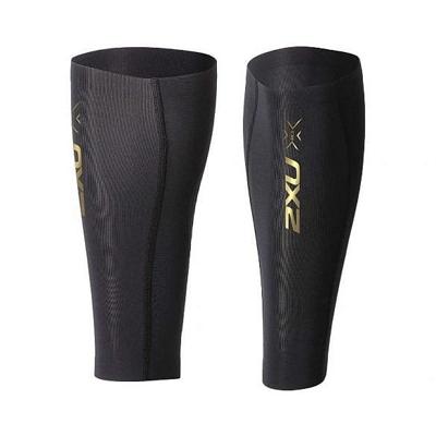 2XU Elite MCS Compression calf guard zwart/goud