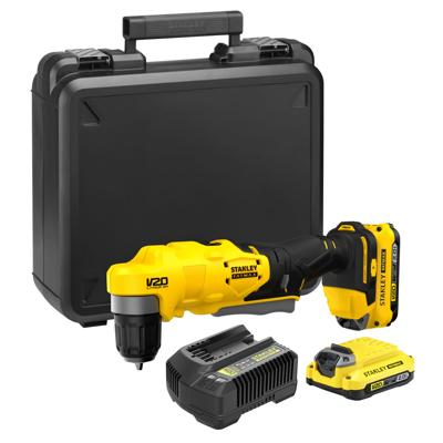 Stanley FATMAX SFMCD750D2K V20 Haakse Boormachine | 2X 2Ah Kit - SFMCD750D2K-QW