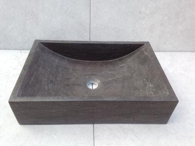 Natuurstenen waskom box