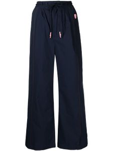 BAPY BY *A BATHING APE® pantalon de jogging ample à patch logo - Bleu