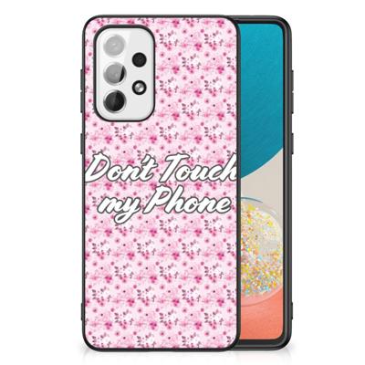 Samsung Galaxy A73 | Telefoon Hoesje | Flowers Pink DTMP