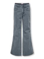 Kids ONLY winter jeansbroek meisjes - grijs - KogJuicy - wide leg fit