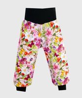 Waterproof Softshell Pants Orchids And Butterflies Pink - thumbnail