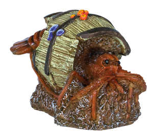 Superfish Deco Barrel Prawn - Milieuvriendelijk & Handgeschilderd Aquarium Decor